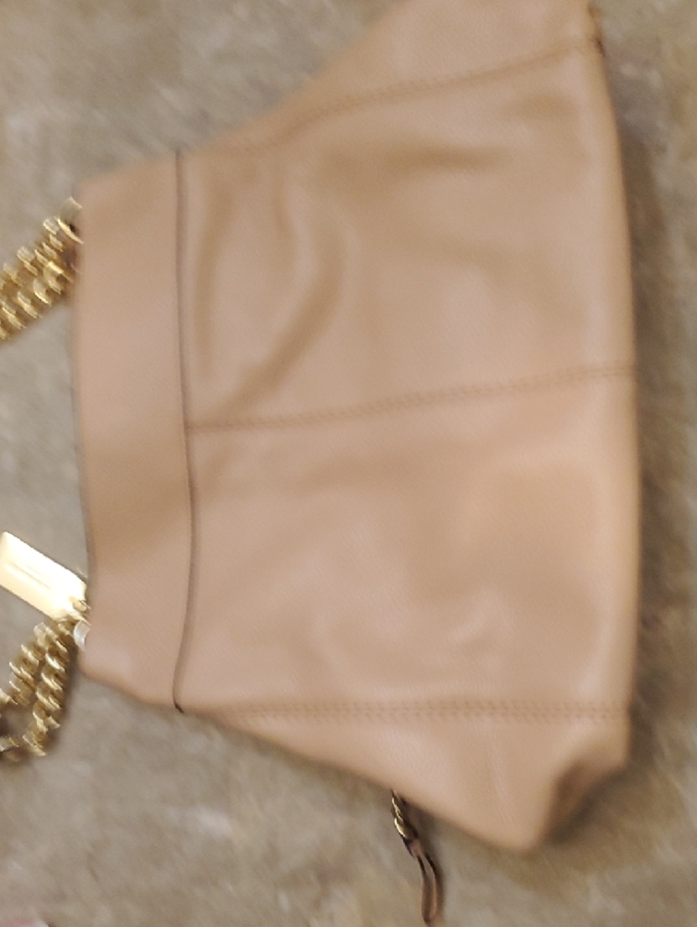 Coach Pebbled Leather Shoulder Bag Purse in Blush/Nude - Picture 6 of 16